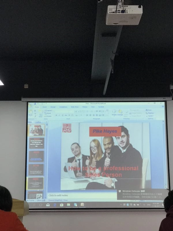 Salesperson training