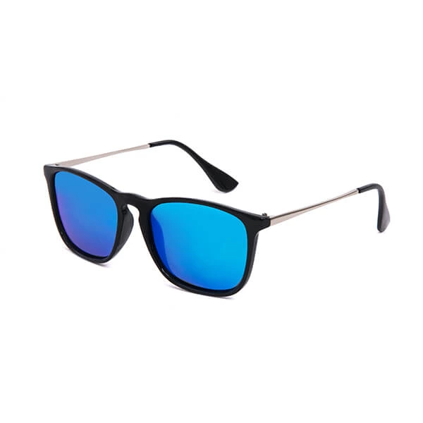 Unisex Plastic Frame Metal Leg Aviators Sunglasses with 100% UV Protection Polarized Lens