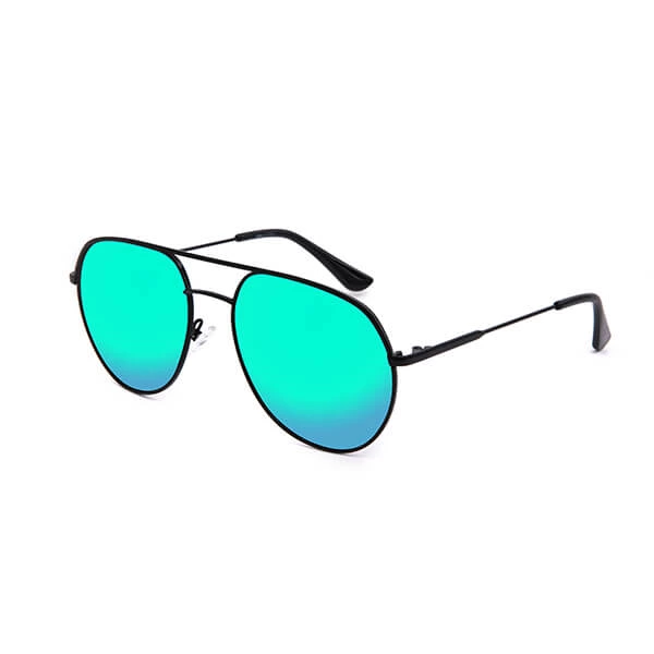 High Quality Unisex Mirror Vintage Aviation Pilot Sunglasses Metal Frame Polarized Lens Anti UV