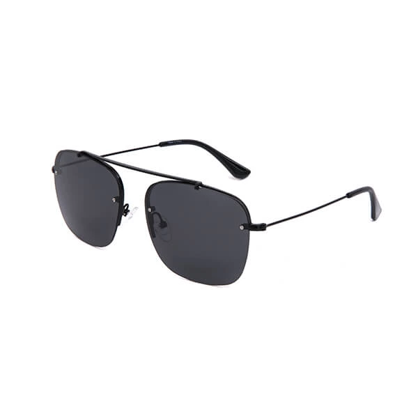 Fashion Polarized Metal Frame Modern Men Womens Aviation Style UV400 Square Sunglasses