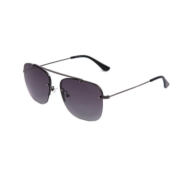 Fashion Polarized Metal Frame Modern Men Womens Aviation Style UV400 Square Sunglasses