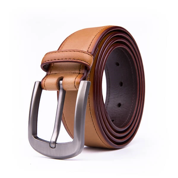 Wide Retro Casual Vintage Mens Genuine Leather Belt