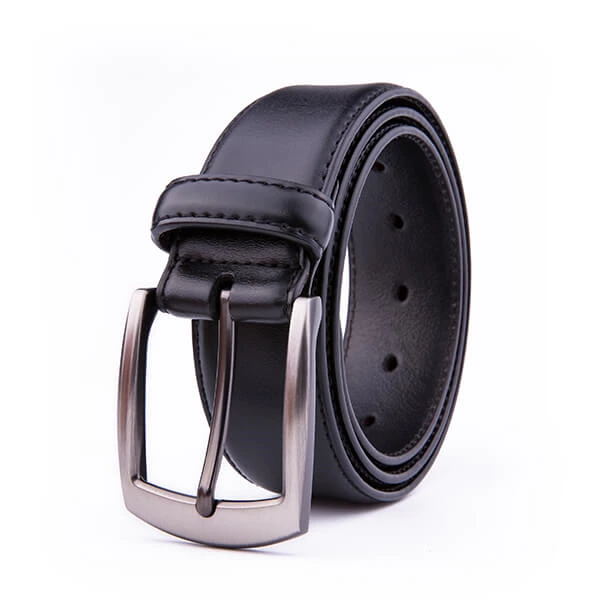 Wide Black Dress Full Grain Mens Leather Belt