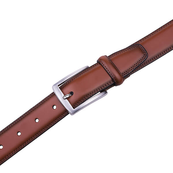 Formal Vintage Brown Mens Genuine Leather Belt
