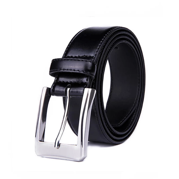 Dress Black Genuine Leather Belt For Men