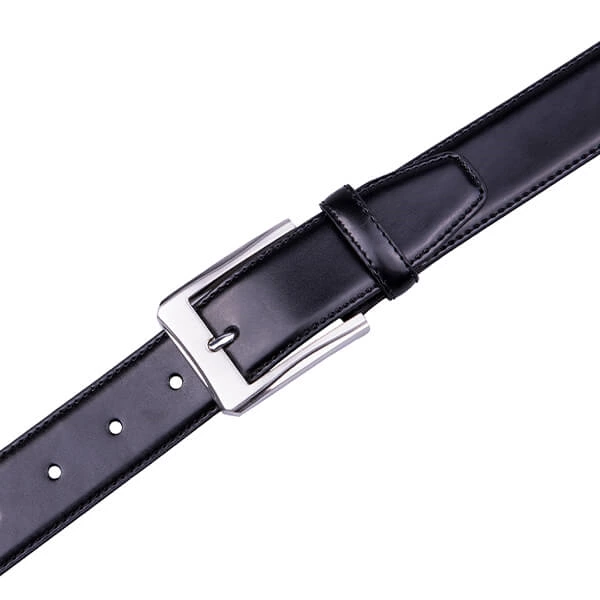 Dress Black Genuine Leather Belt For Men