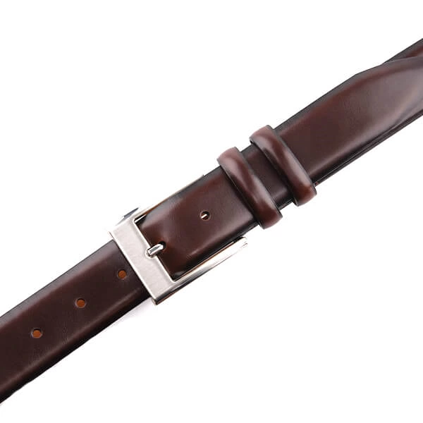 Vintage Classic Brown Genuine Leather Belt for Men