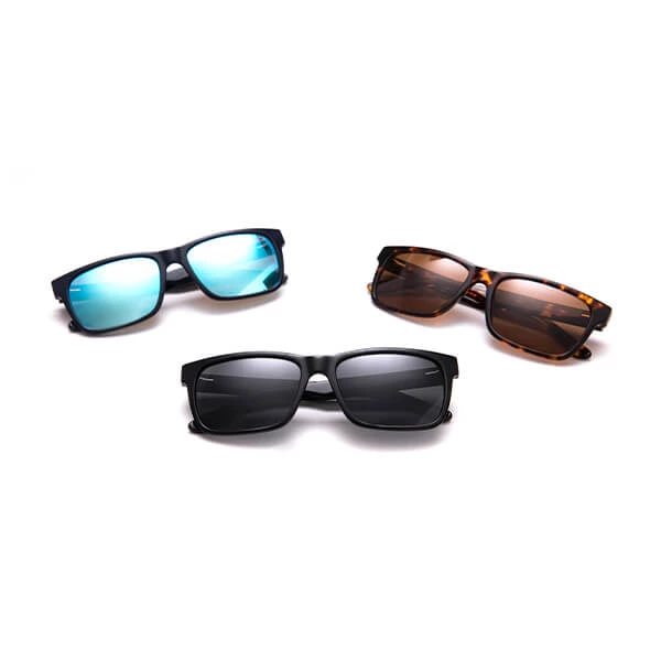 Polarized Classic Man Woman PC Frame Square Sunglasses 100% UV Protection