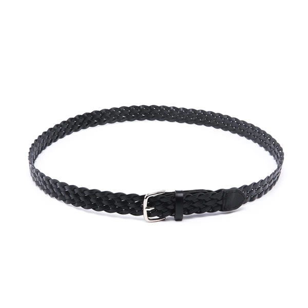 Ladies German Bonded Leather Web Braided Belts Casual Women