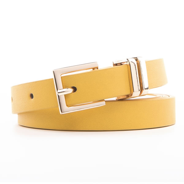 Lady Strap Wrap Fashion Belt with Pin Buckle Plus Two Metal Loops