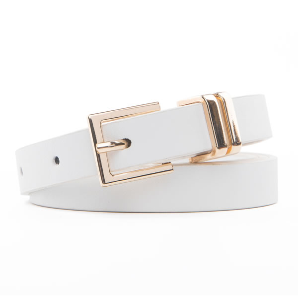 Lady Strap Wrap Fashion Belt with Pin Buckle Plus Two Metal Loops