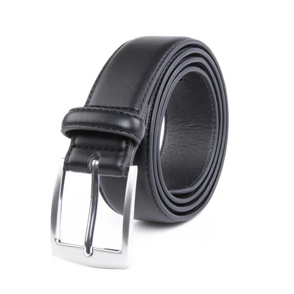 Formal Black PU Leather Belt for Men