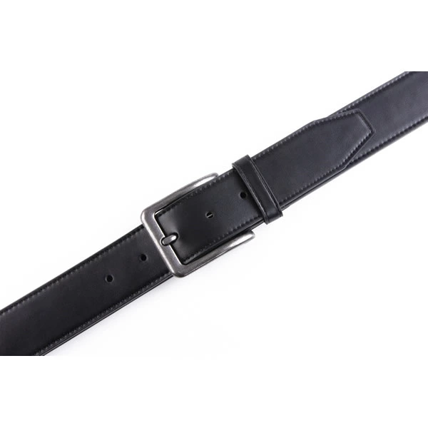 Causual Antique Black PU Leather Belt Men