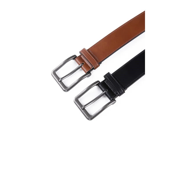 Causual Antique Black PU Leather Belt Men