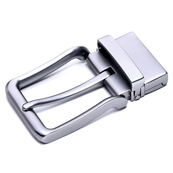 Dress Reversible Silver Belt Metal Buckles