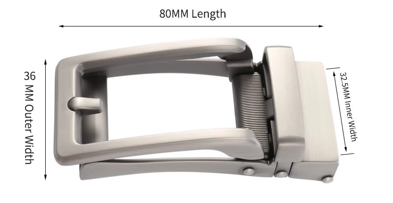 Mens Automatic Silver Belt Buckles