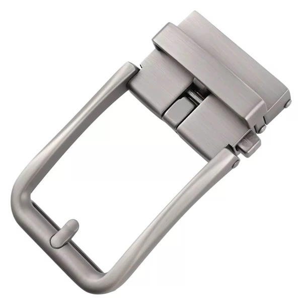 Brushed Matt Gunmetal Automatic Slide Belt Buckle Removable