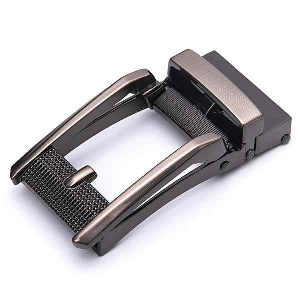 Mens Belts Zinc Alloy Ratchet Automatic Belt Buckles Black