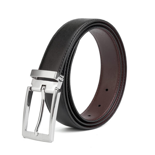 Formal Reversible PU Leather Black Men Belt