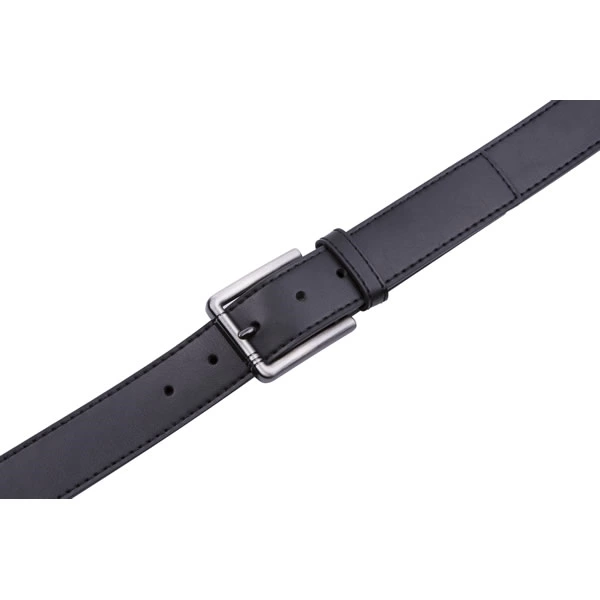 Official Dress Black Leather Belt Men