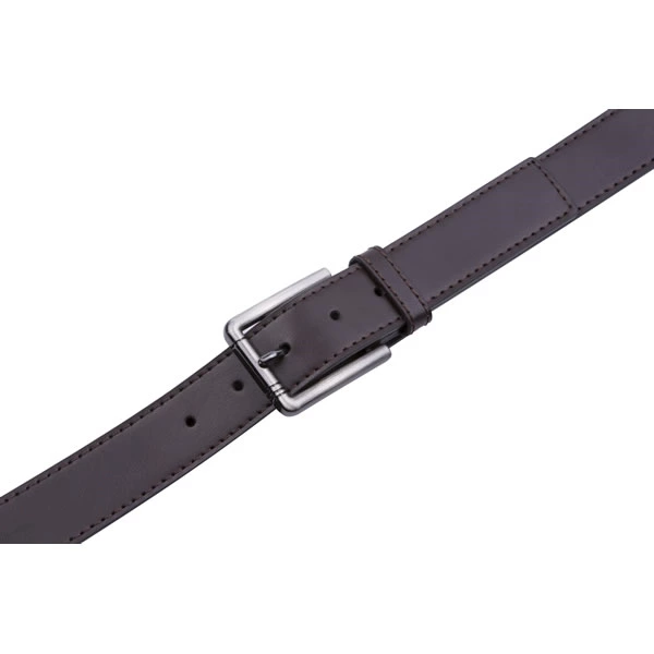Official Dress Black Leather Belt Men