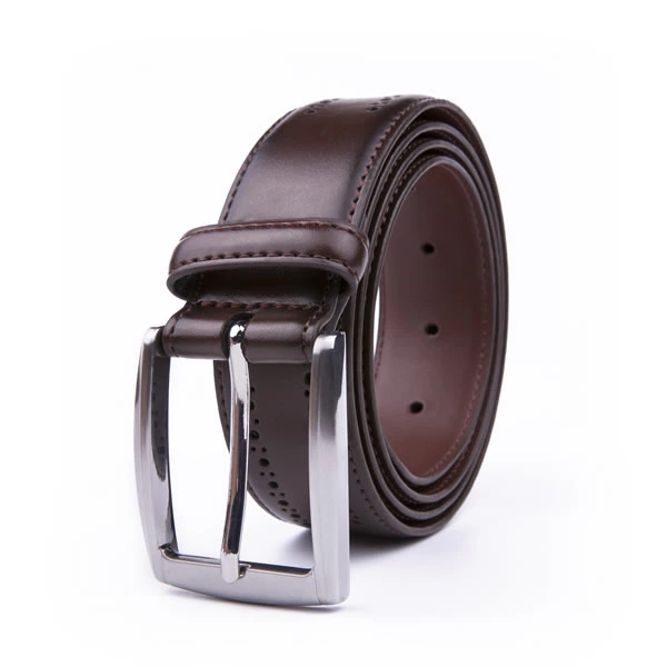 Black Dress Genuine Mens Leather Belt