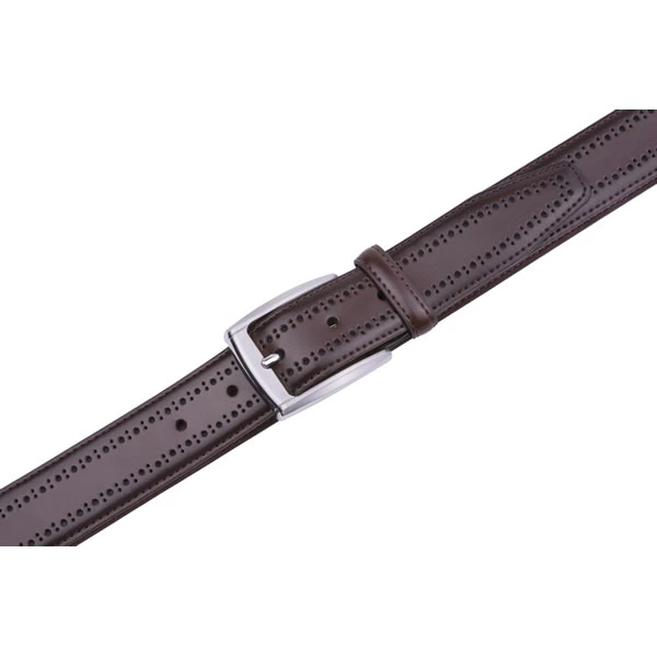 Black Dress Genuine Mens Leather Belt