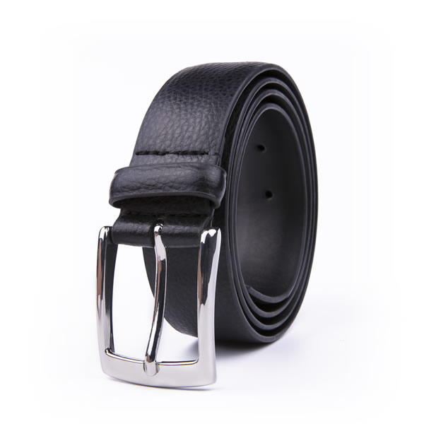Black Dress Genuine Leather Belt for Men