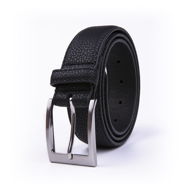 Dress Formal Mens Black Genuine Leather Belt