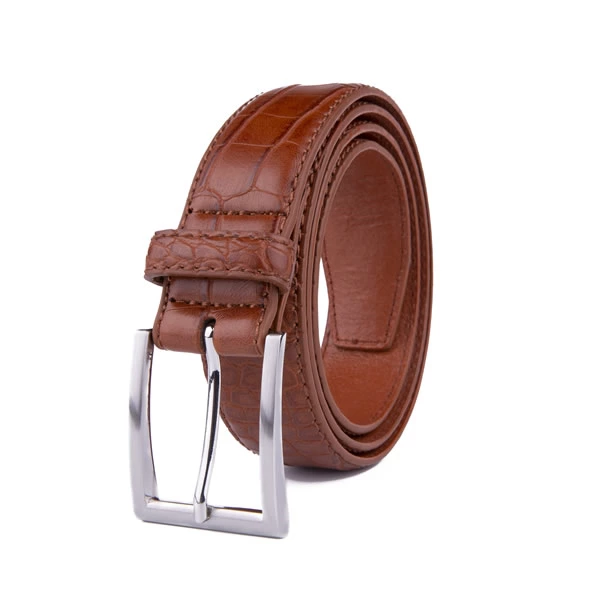 Black Crocodile Genuine Men Leather Belt