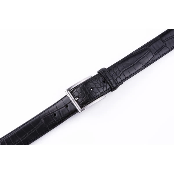 Black Crocodile Genuine Men Leather Belt