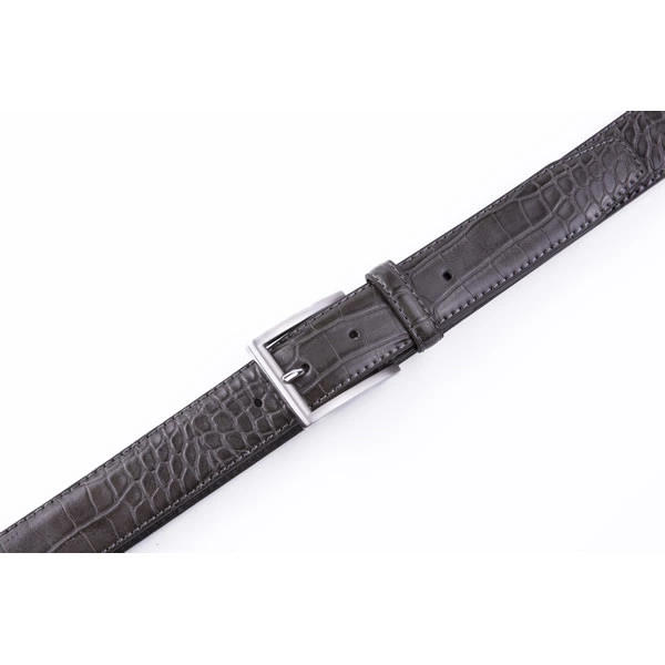Black Crocodile Genuine Men Leather Belt