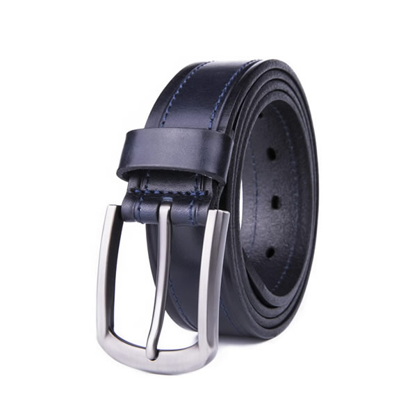 Casual Dress Italian Full Grain black leather Belt