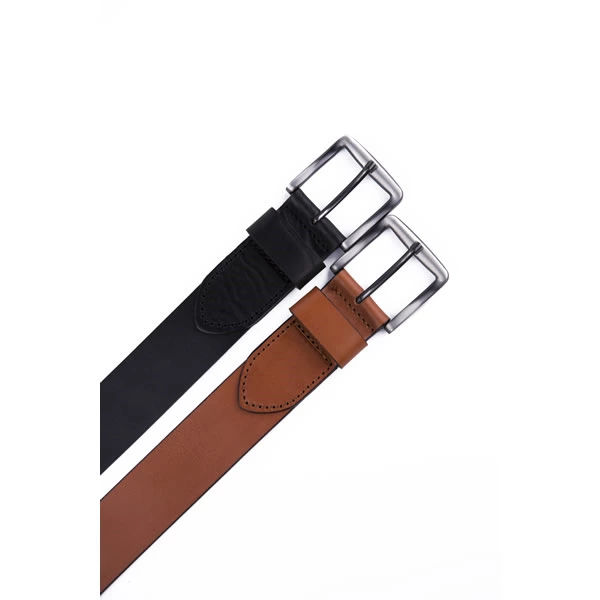 Casual Italian Top Grain Leather Belt Brown Leather Belt Men