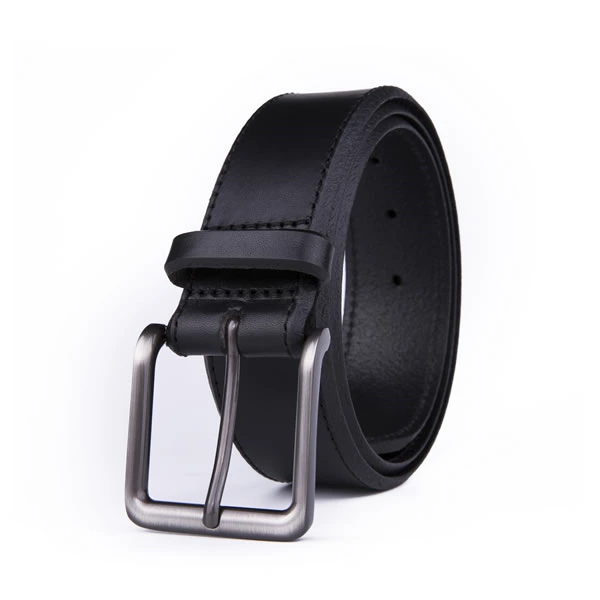 Black Casual Dress Italian Full Grain Genuine Leather Belt Mens Deisgner Belt
