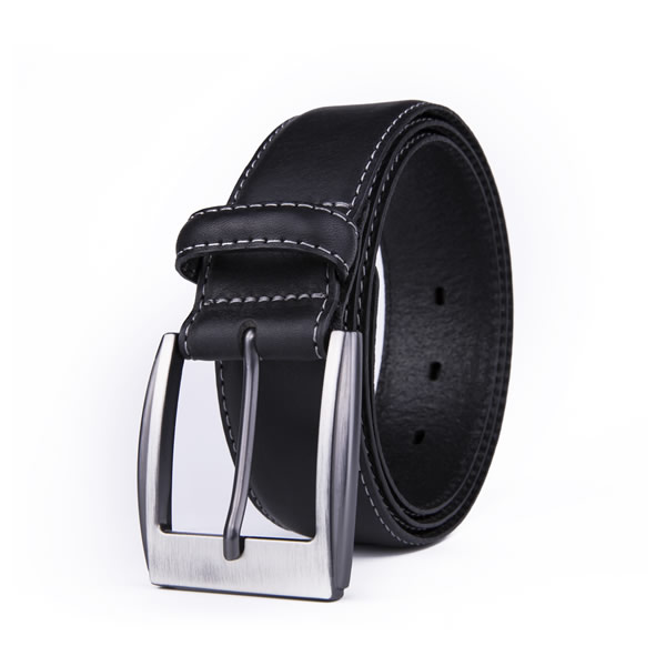 Casual Dress Black Italian Full Grain Genuine Mens Leather Belt