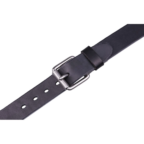 Wide Retro Casual Western Black Full Grian Leather Mens Belt