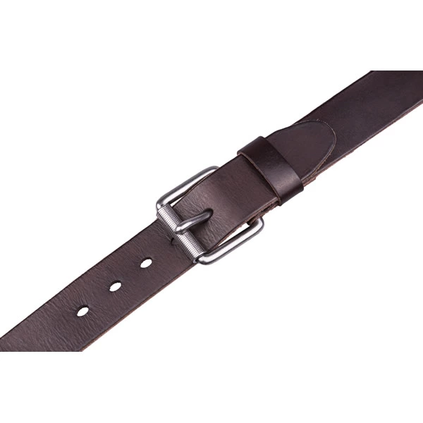 Wide Retro Casual Western Black Full Grian Leather Mens Belt