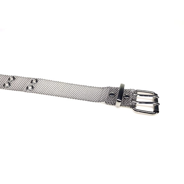 Female Fashion Silver Mesh Western Chain Belts
