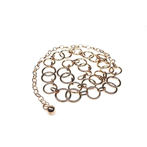 Ladies Link Waistbands Adjustable Belt Metal Chain for Dress