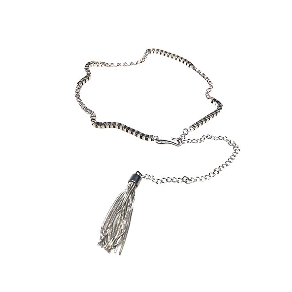 Ladies New Look Waist Chain Belt with Tassels Decoration for Dress