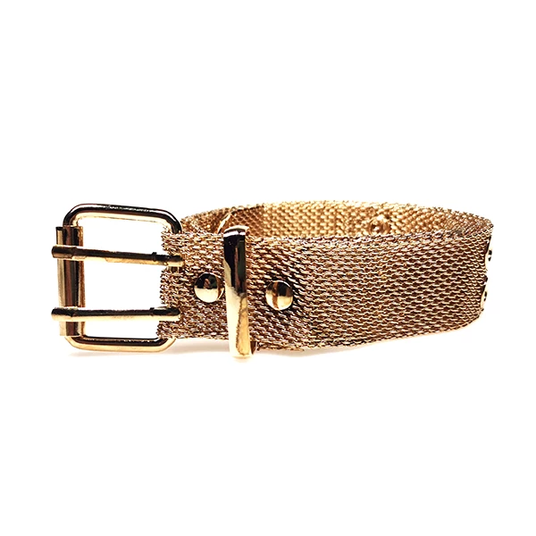 Womens Fashion Gold Metal Mesh Western  Punk Chain Belts for Jeans