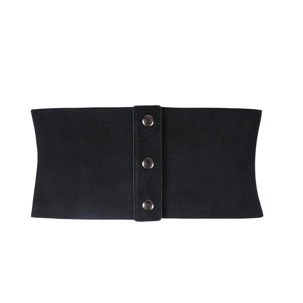 Elastic Waist Belt for Ladies Lace-Up Wide Band Tied Belt for Shirt Skirt