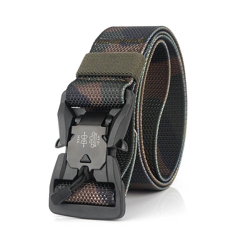 Magnetic Camouflage Adjustable Outdoor Tactical Belt Military Police Rigger Belt