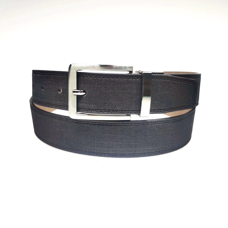 Adjustable Double Sided Casual Fabric Belt with Automatic Buckle
