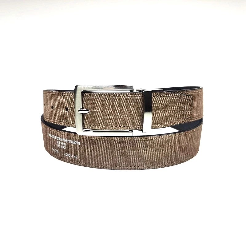 Adjustable Double Sided Casual Fabric Belt with Automatic Buckle