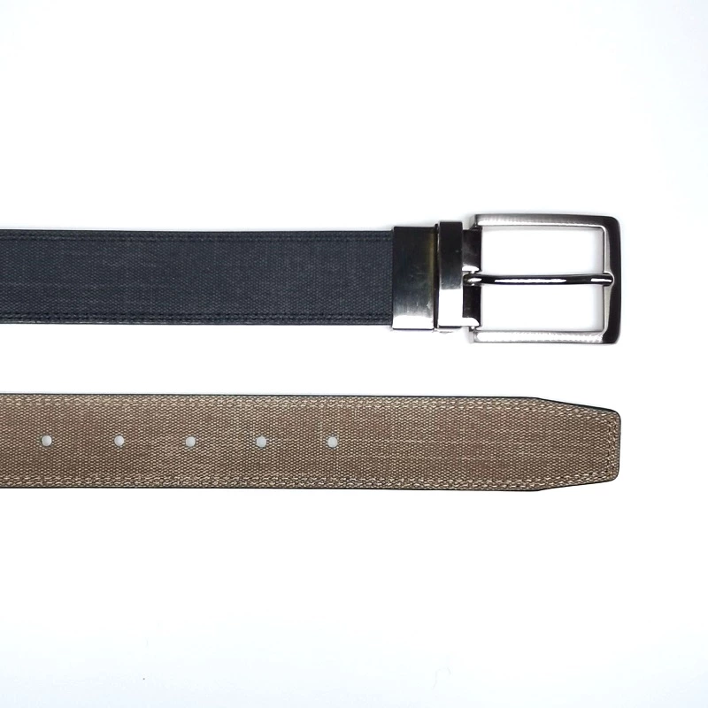 Adjustable Double Sided Casual Fabric Belt with Automatic Buckle