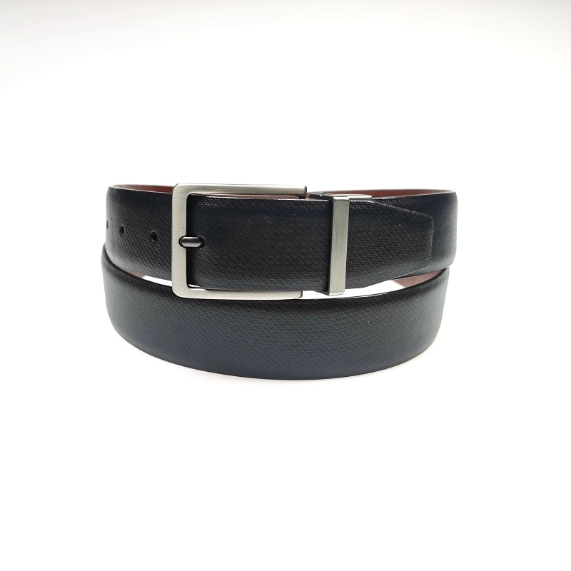 PU Leather Double Side Automatic Buckle Reversible Belts for Men