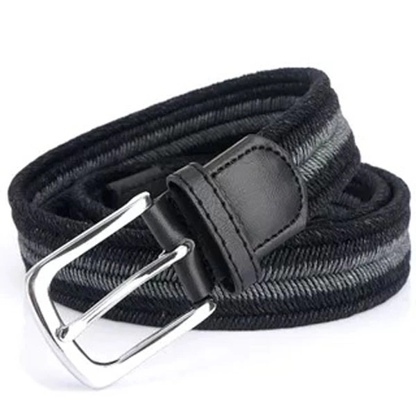 Cotton Jeans Golf Adjustable Elastic Stretch Belt Men
