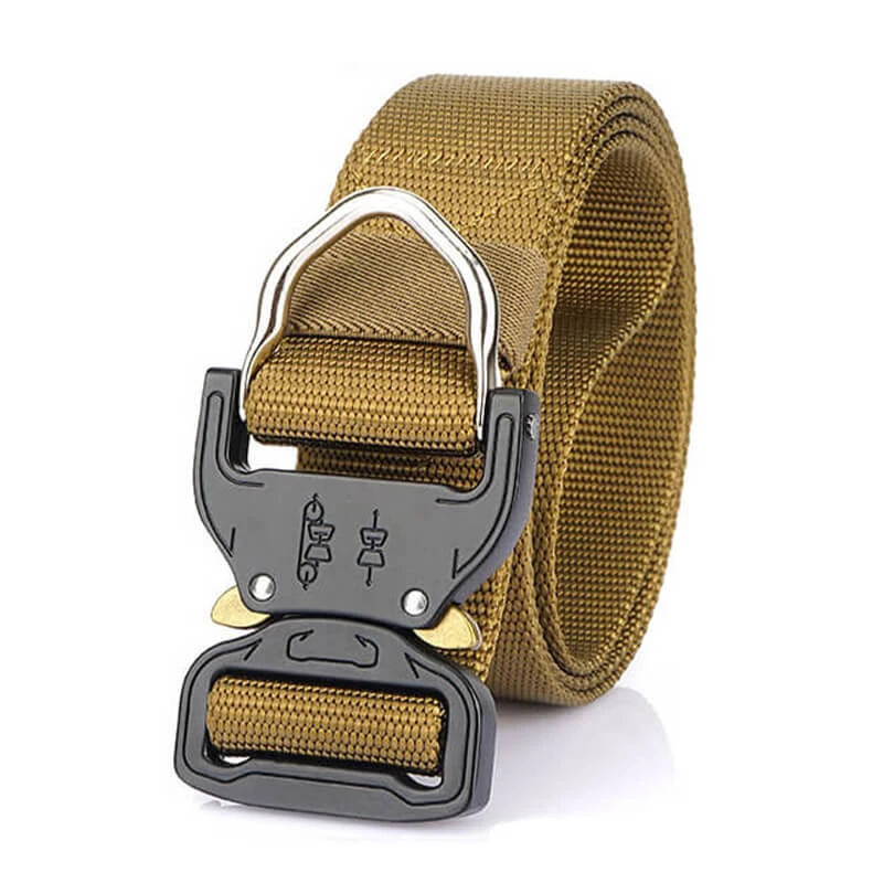 Tactical Rescue Work Solid Fabric Nylon Outdoor Belt